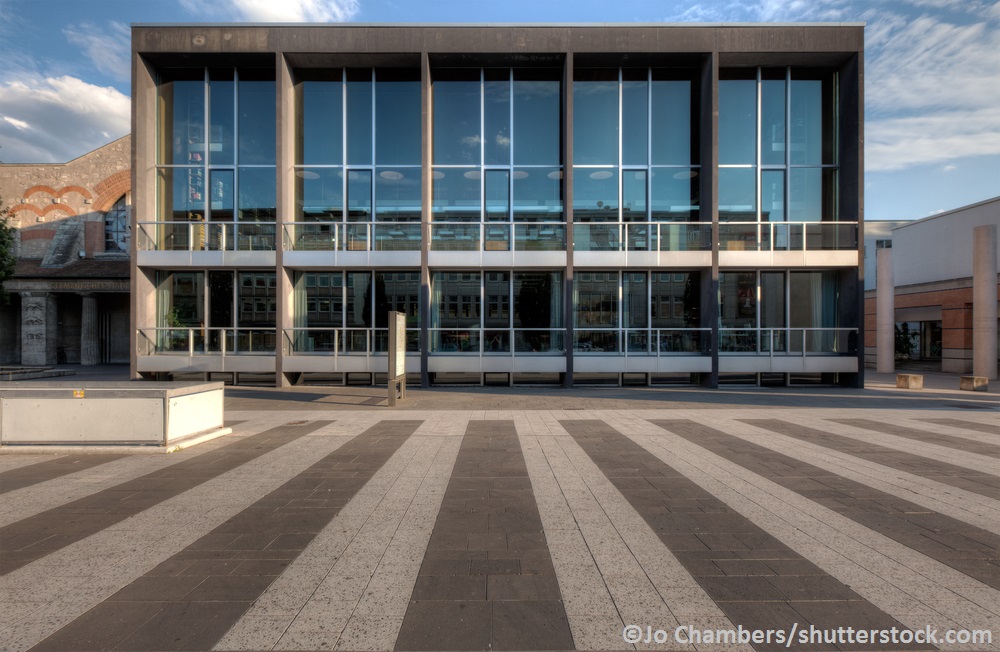 Ein Teil der Fassade des Germanischen Natinalmuseums